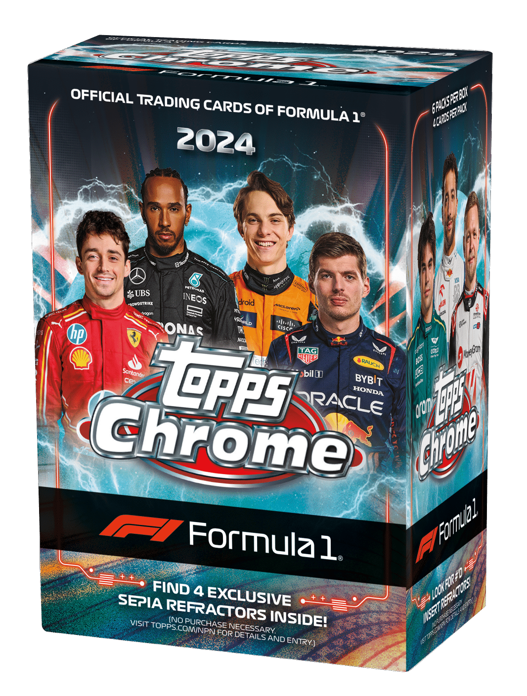 2024 Topps Chrome Formula 1 F1 Blaster Box