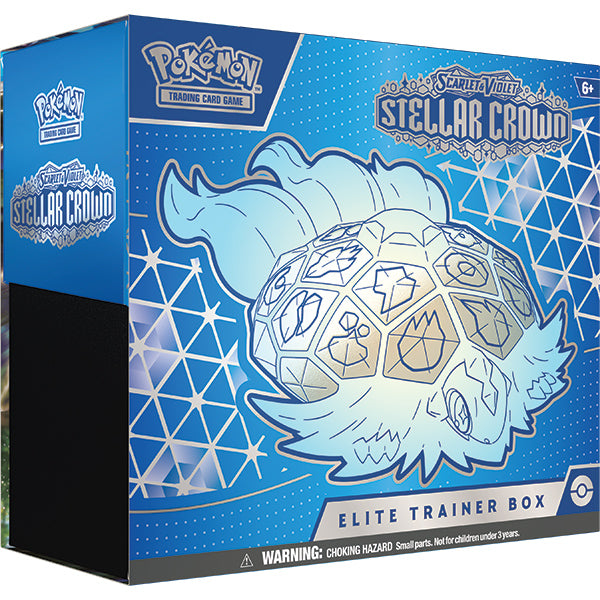 Pokemon Stellar Crown 10 Elite Trainer Box Case