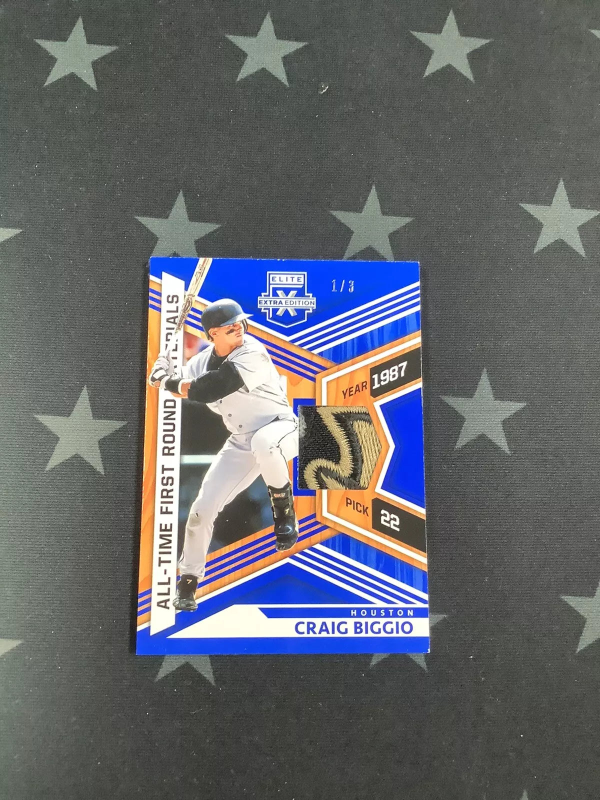 2021 PANINI ELITE EXTRA EDITION BASEBALL CRAIG BIGGIO BLUE 1/3 ATFM-CB