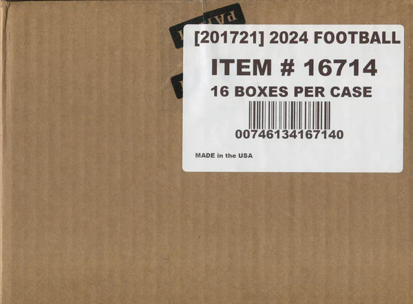 2024 Panini Certified Football Hobby 16 Box Case