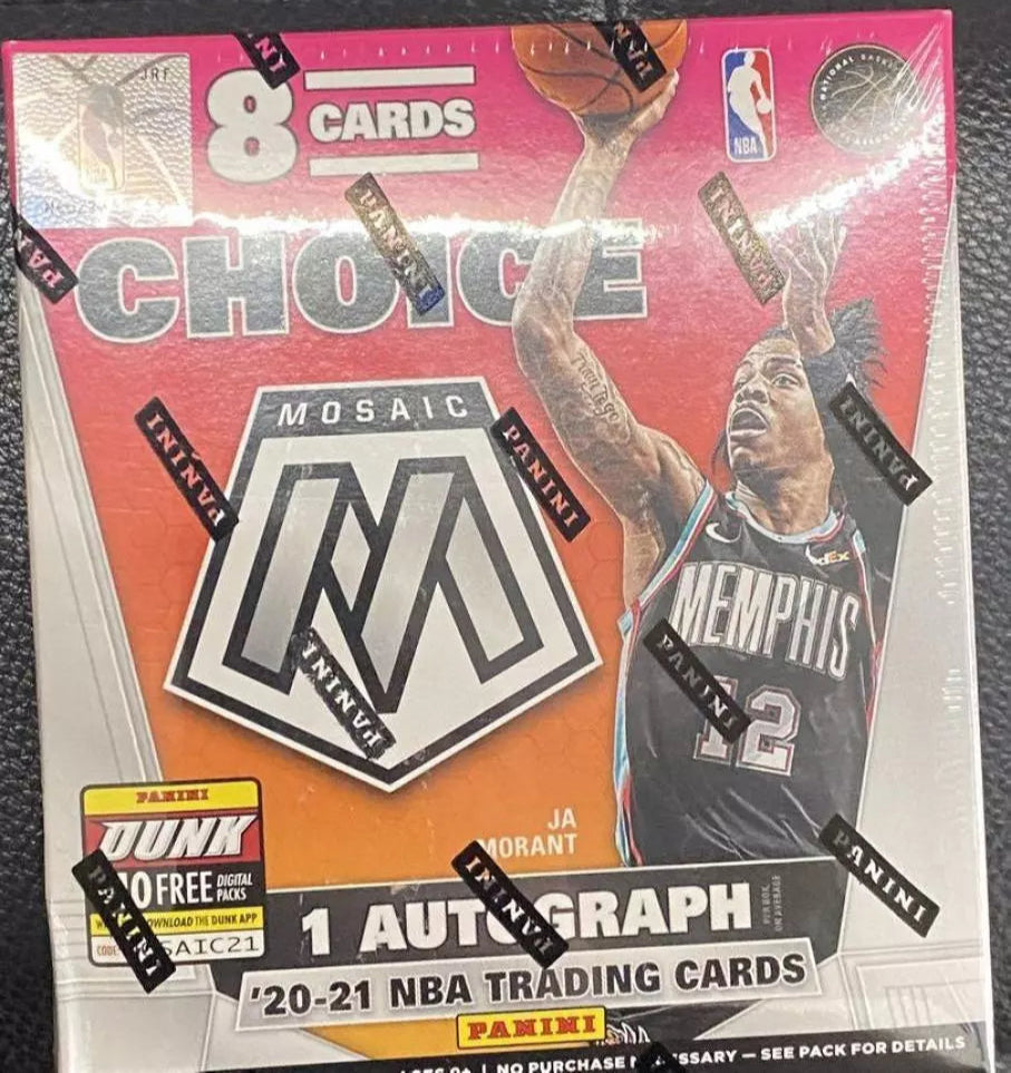 2020-21 Panini Mosaic Choice Basketball 20 Box Case