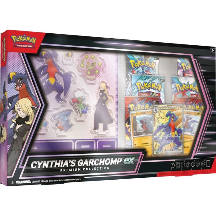 Pokemon Cynthia&#39;s Garchomp ex Premium Collection 6 Box Case
