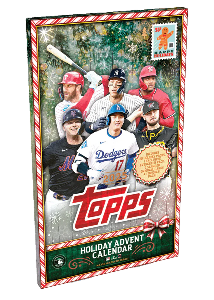 2025 Topps Holiday Baseball Advent Calendar Box