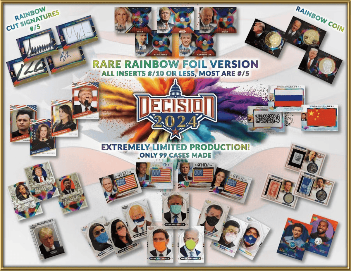 Decision 2024 Rare Rainbow Foil Version Box