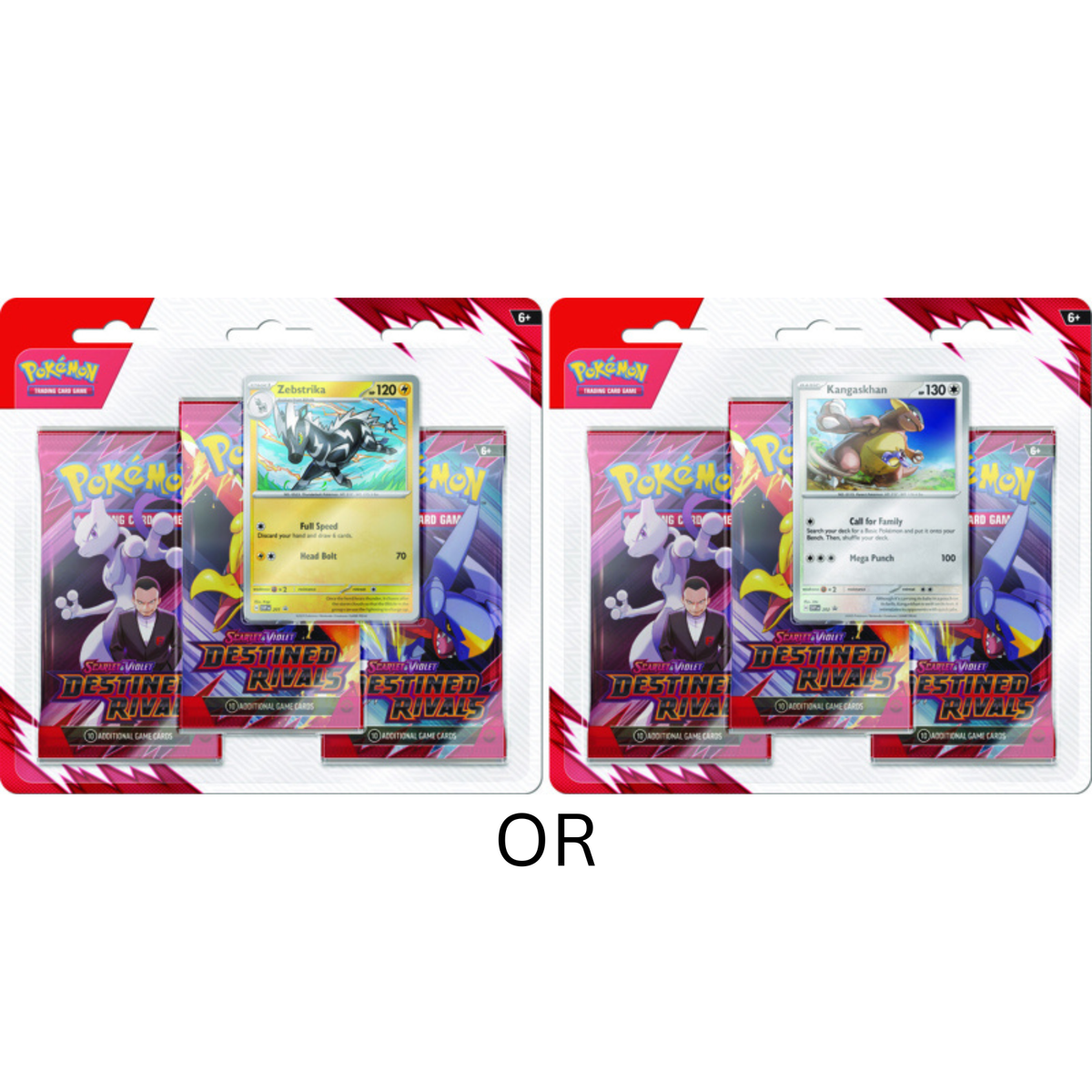Pokemon Destined Rivals 3 Pack Blister