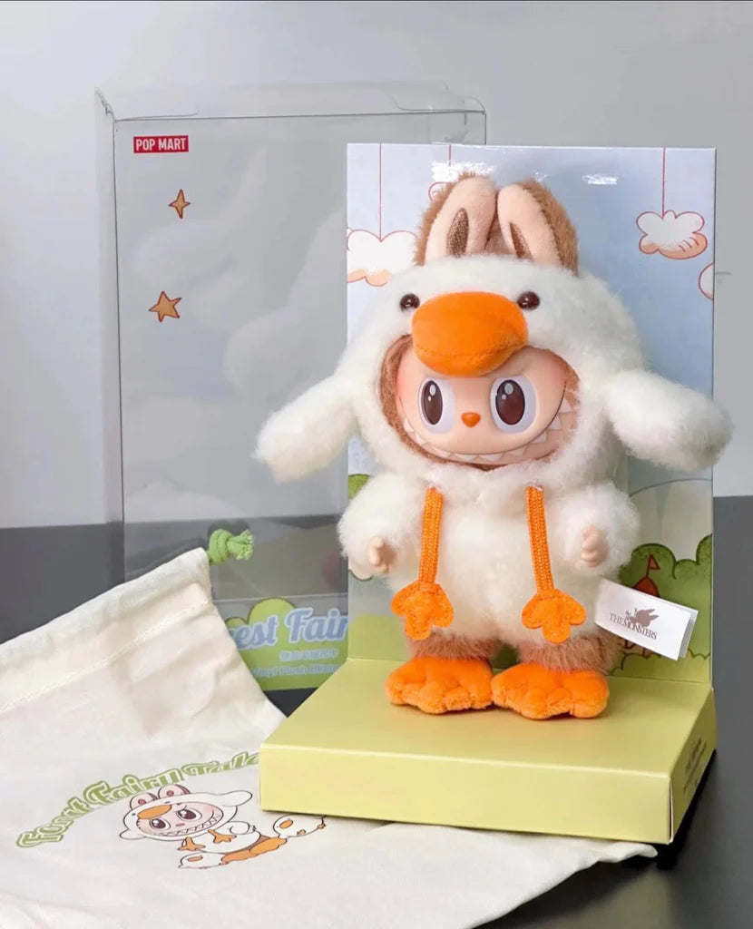 Pop Mart The Monsters Labubu Forest Fairy Tale Series Vinyl Plush Hanging Card