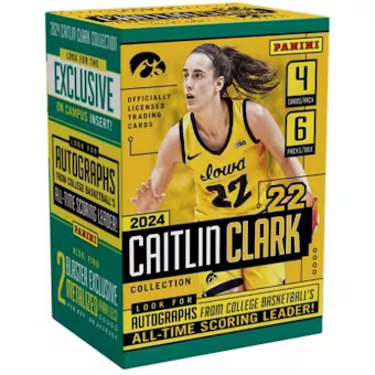 2024 Panini Caitlin Clark Collection Blaster Box