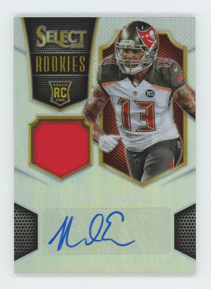 2014 MIKE EVANS SELECT FOOTBALL RPA ROOKIES #18/25 TAMPA BAY BUCCANEERS