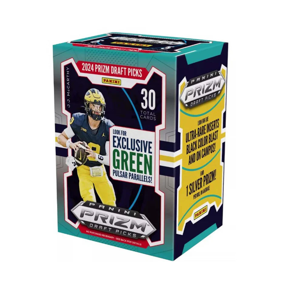 2024 Prizm Collegiate Draft Picks Football Blaster Box