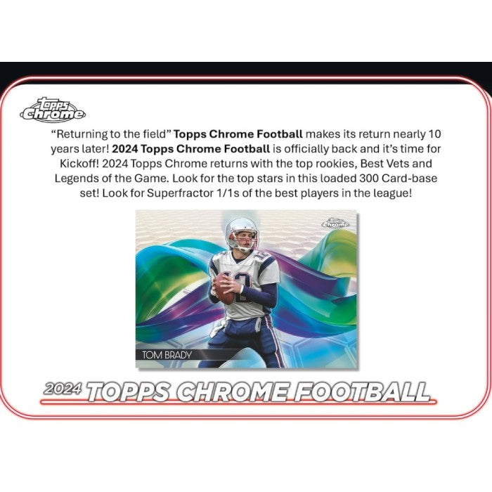 2024 Topps Chrome Football Breaker&#39;s Delight Box