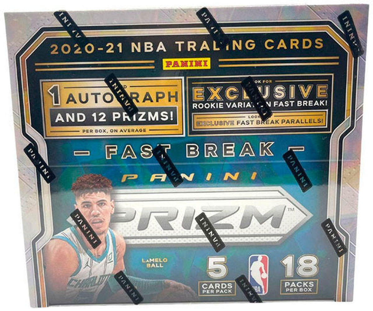 2020-21 Panini Prizm Basketball Fast Break Edition 20 Box Case