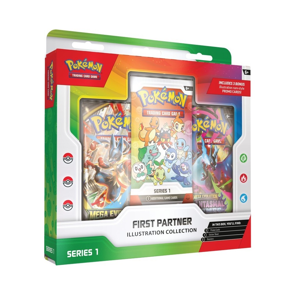 Pokemon Series 1 First Partner Illustration Collection Box