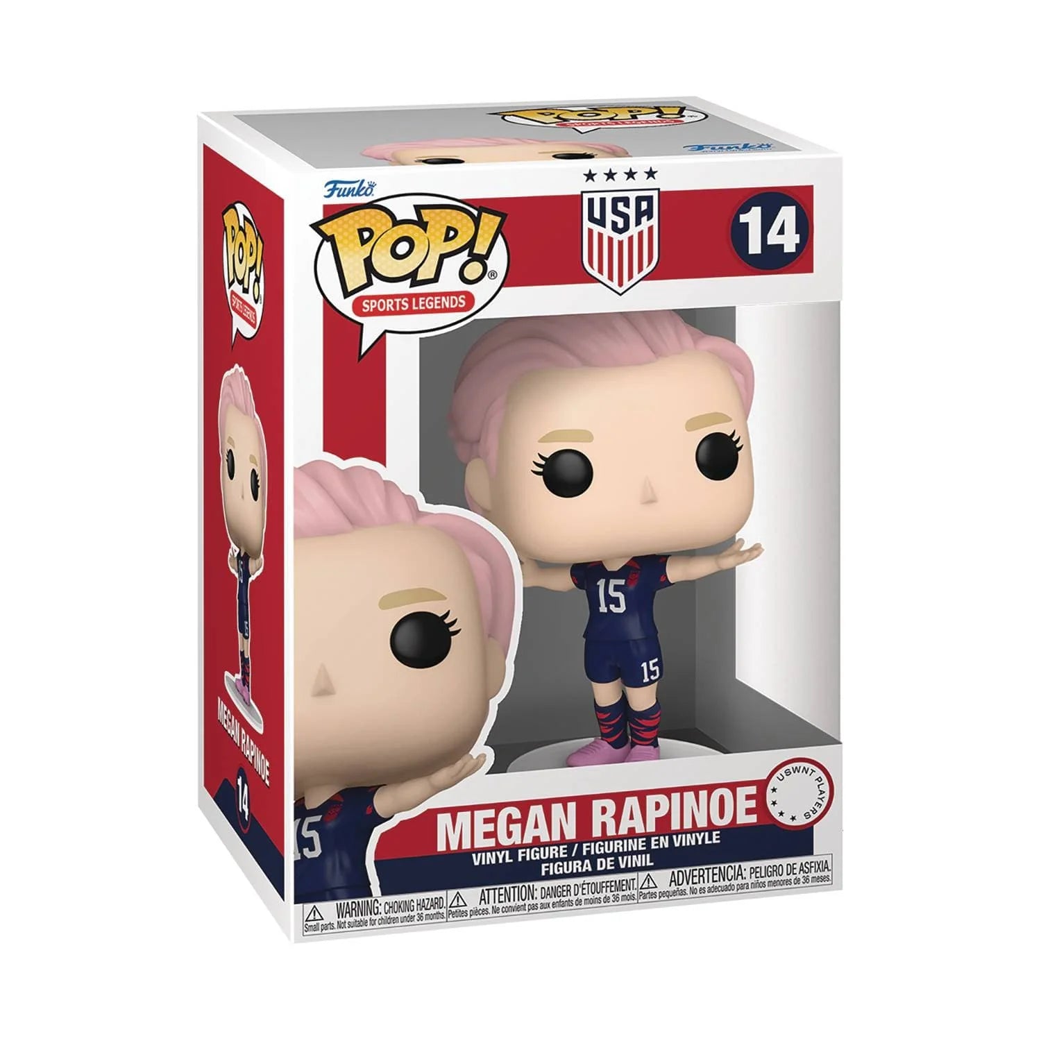 Megan Rapinoe Funko Pop Sports Legends 14 W/ Protector
