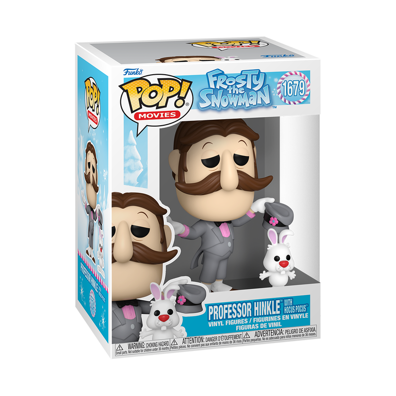 Professor Hinkle with Hocus Pokus Frosty the Snowman Funko Pop Movies 1679 w/ protector