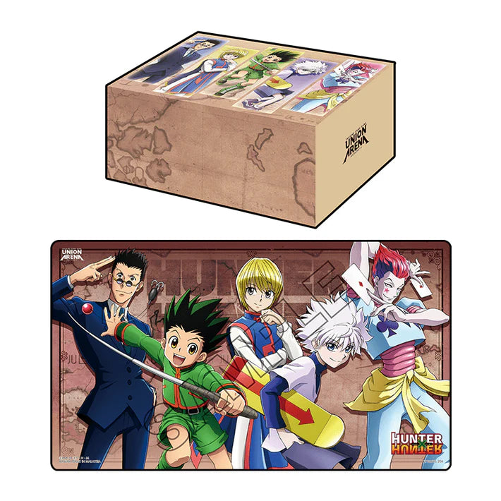 Union Arena Hunter X Hunter Playmat and Half Storage Box