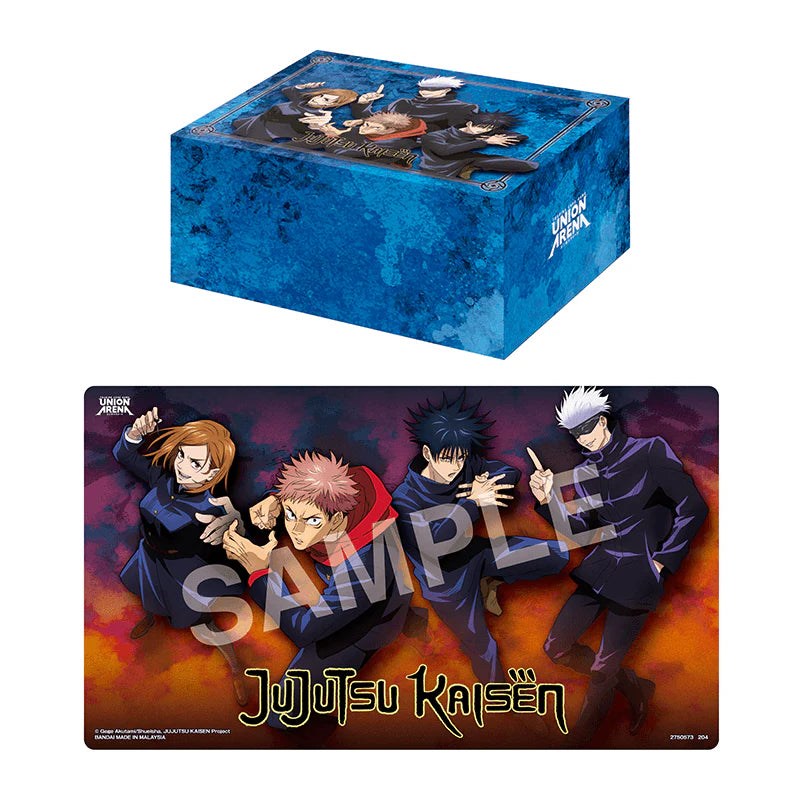 Union Arena - Playmat & Half Storage Box Set Jujutsu Kaisen Union Arena - Playmat & Half Storage Box Set Jujutsu Kaisen