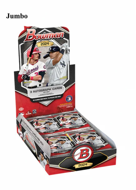 2024 Bowman Baseball 8 Jumbo Box Case