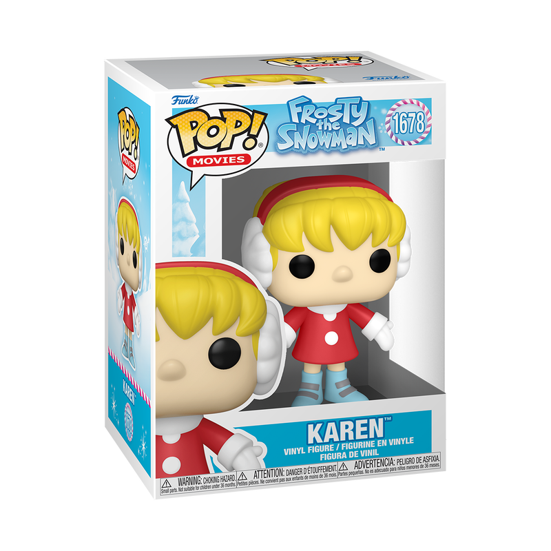 Karen Frosty the Snowman Funko Pop Movies 1678 w/ protector