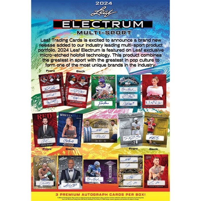 2024 Leaf Electrum Multi-Sport Hobby Box