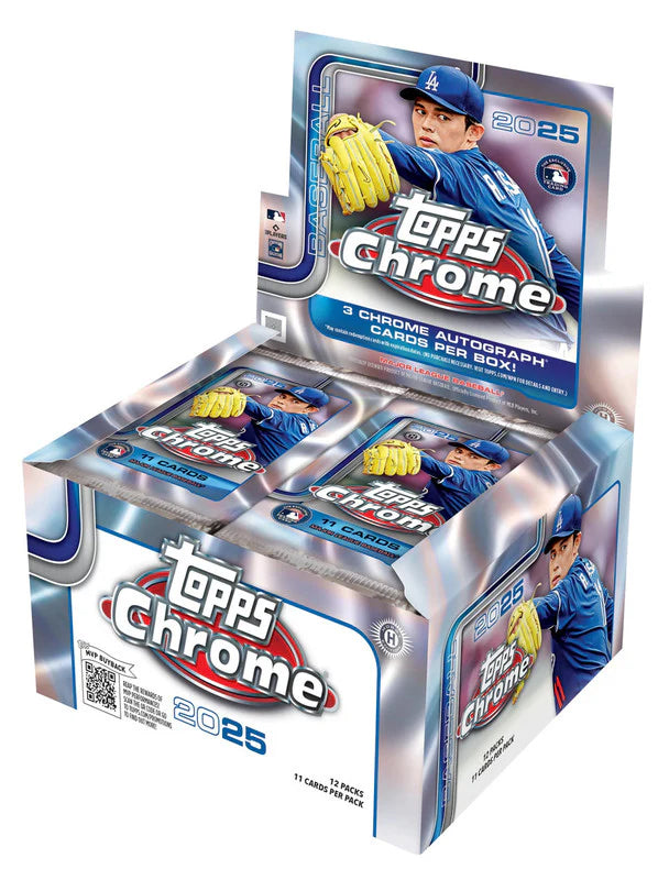 2025 Topps Chrome Baseball Jumbo Box