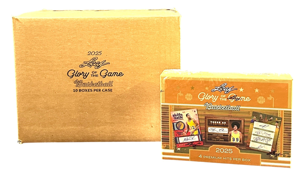2025 Leaf Glory of The Game Basketball Hobby 10-Box Case