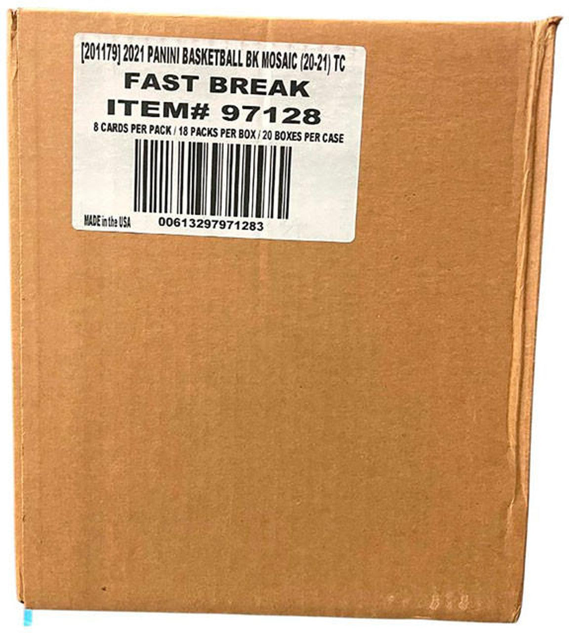 2020-21 Panini Mosaic Basketball Fast Break 20 Box Case