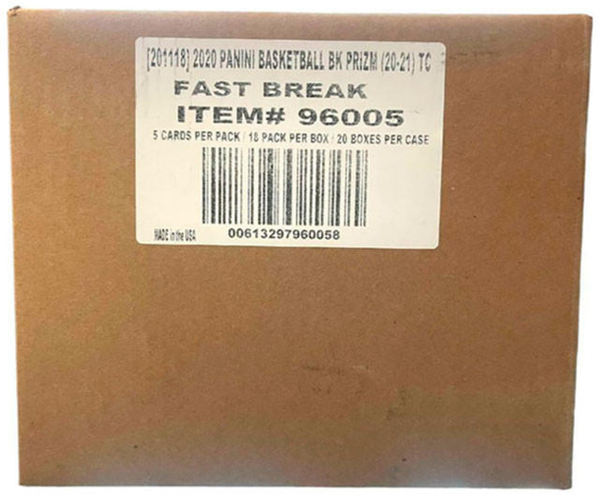 2020-21 Panini Prizm Basketball Fast Break Edition 20 Box Case