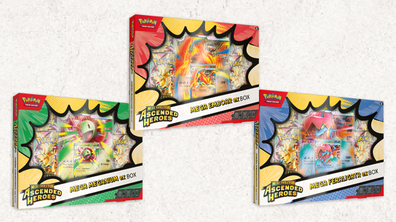 Pokemon Ascended Heroes Mega ex 6 Box Case