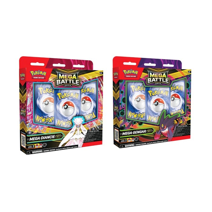 Pokemon Mega Battle Deck: Mega Gengar/Diancie EX 6 Box Case