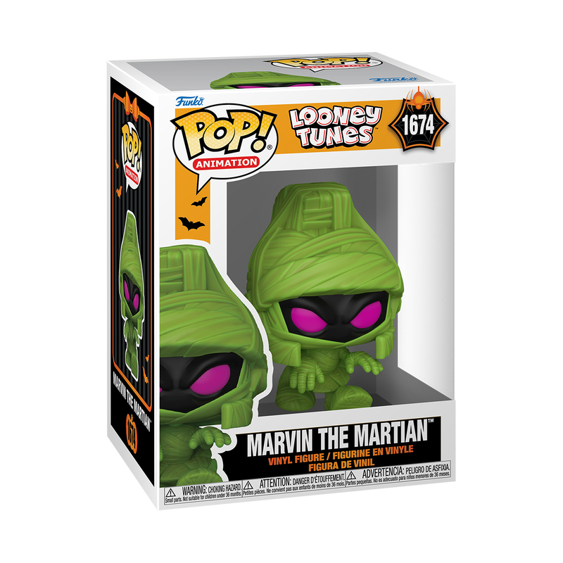 Marvin the Martian in Mummy Costume Funko Pop Loony Tunes 1674 w/ Protector