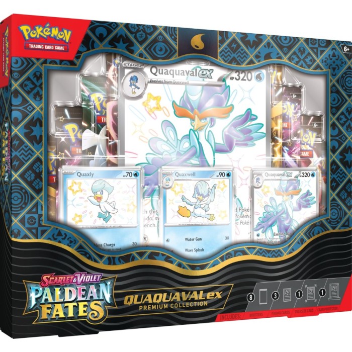 Pokemon Paldean Fates Premium Collection 6 Box Case