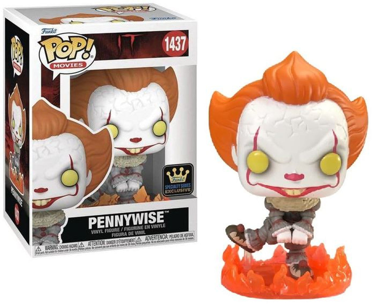 Pennywise Funko Pop IT 1437 Specialty Series Exclusive W/ Protector