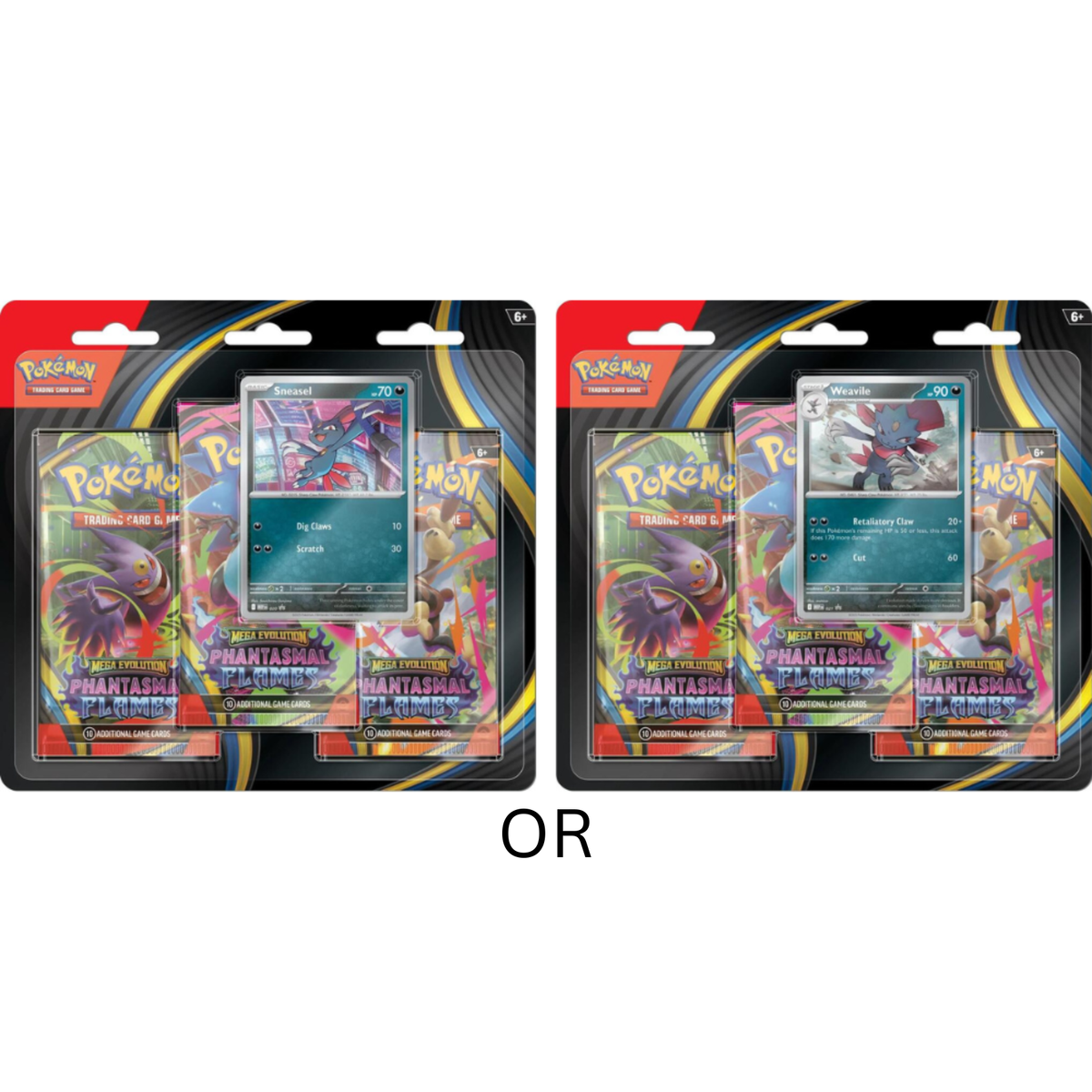 Pokemon Phantasmal Flames 3 Pack Blister