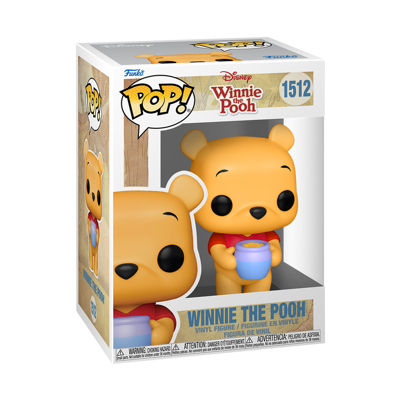 Winnie the Pooh Holding the Honeypot Funko Pop Disney 1512 W/ Protector