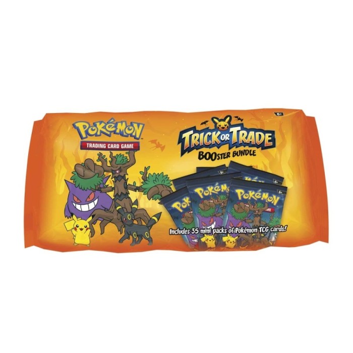 Pokemon 2024 Trick or Trade BOOster Bundle 12 Bag Case