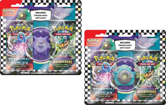 2024 Pokemon Back to School Eraser Blister pack