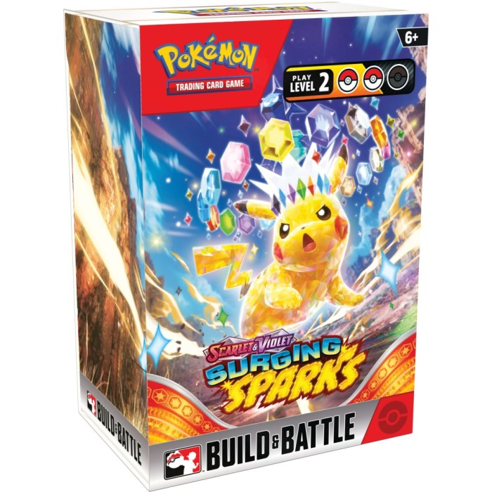 Pokemon Scarlet &amp; Violet Surging Sparks Build &amp; Battle Kit Box *PRESALE*