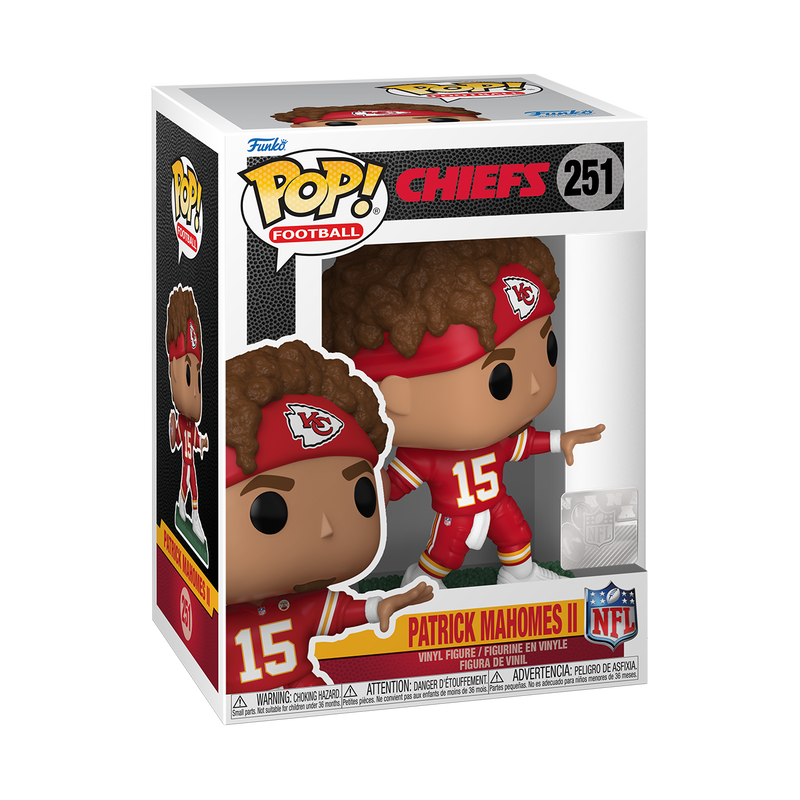 Patrick Mahomes II Funko Pop Football 251 W/ Protector