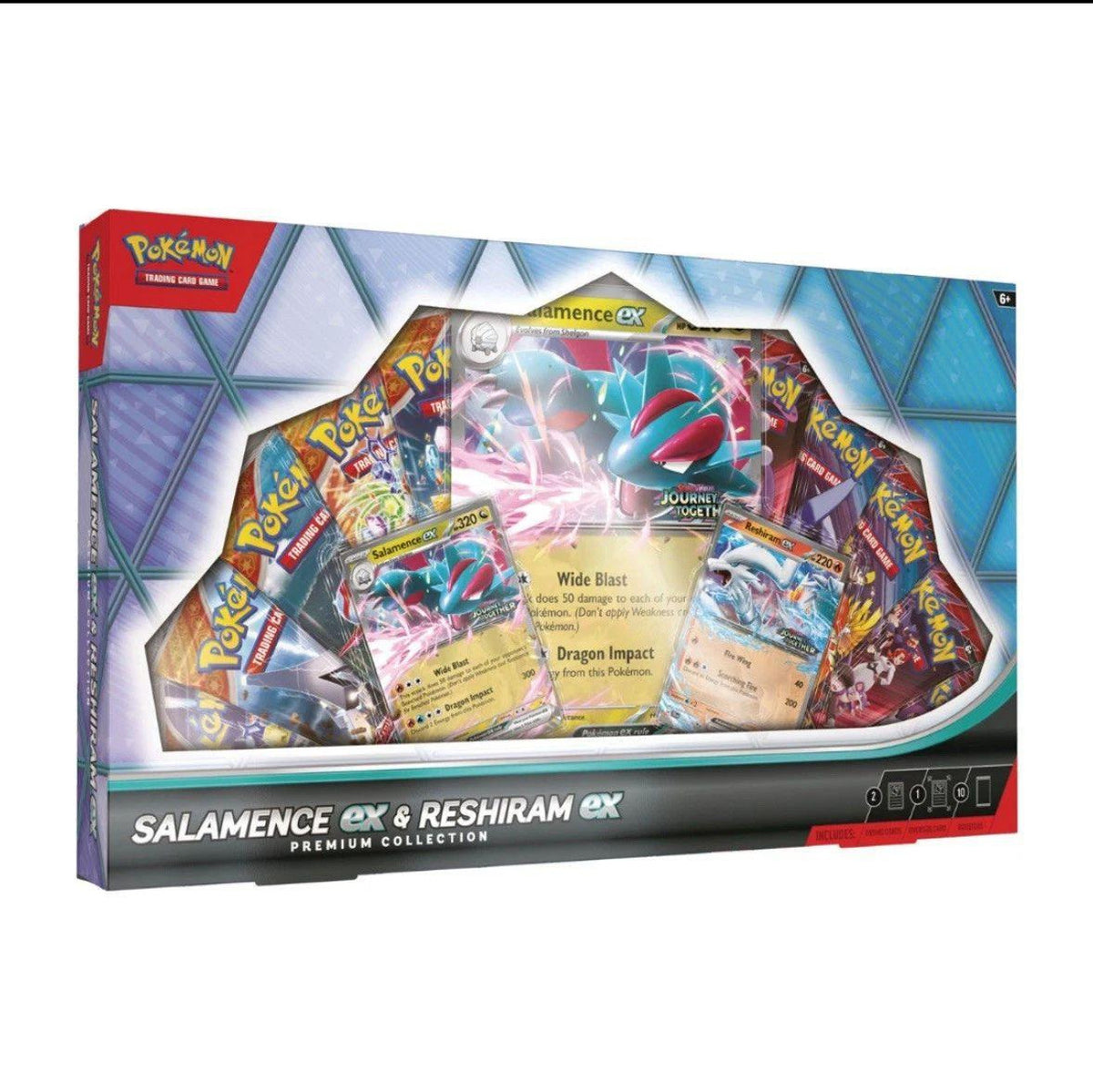 Pokemon Salamence &amp; Reshiram ex Premium Collection Box