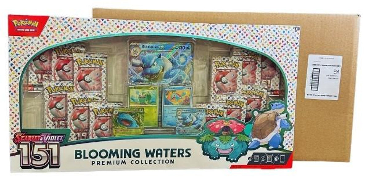 Pokemon 151 Blooming Waters Premium Collection 6 Box Case