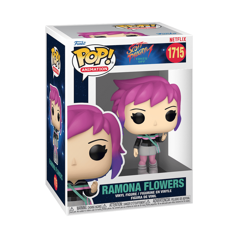 Ramona Flowers Funko Pop (Scott Pilgrim Takes Off) 1715 W/ Protector