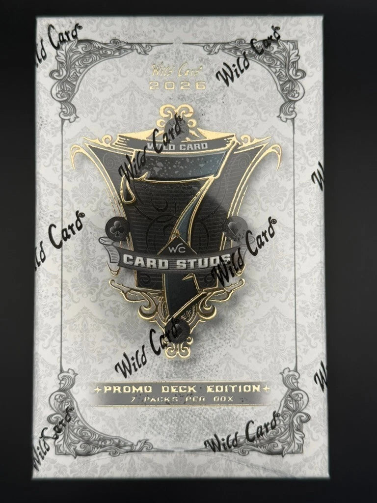 2026 Wild Card 7 Card Studs Promo Deck Edition Box