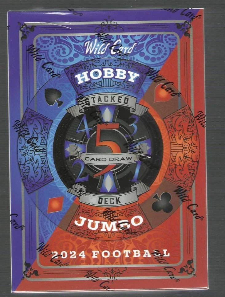 2024 Wild Card Five Card Draw Stacked Deck Football Hobby Jumbo Box