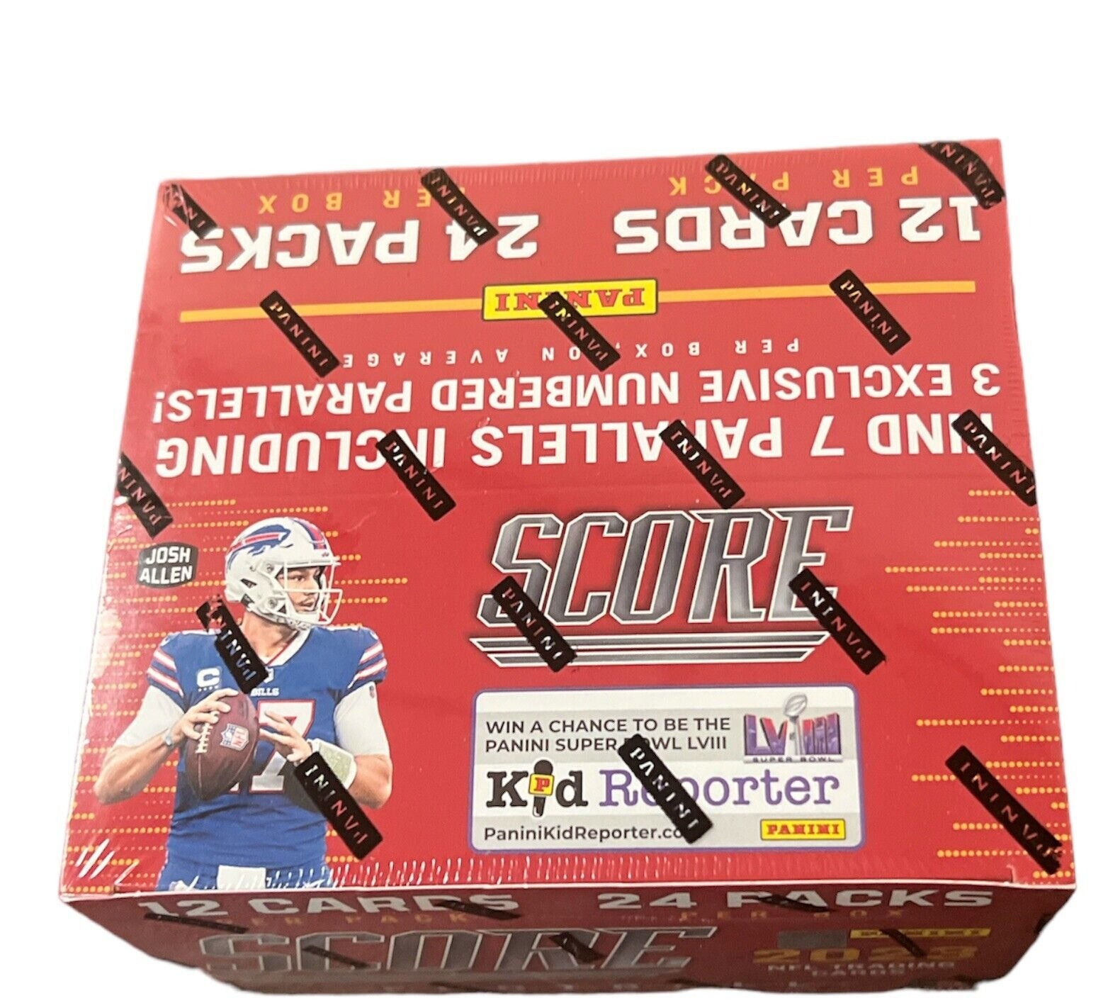 1 2021 Panini Score Football Hobby Box 4 Autos per Box 400 