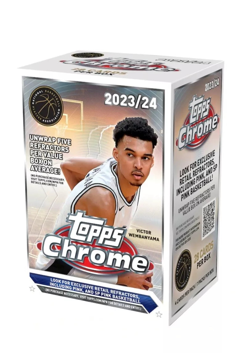 2023-24 Topps Chrome Basketball Blaster Box