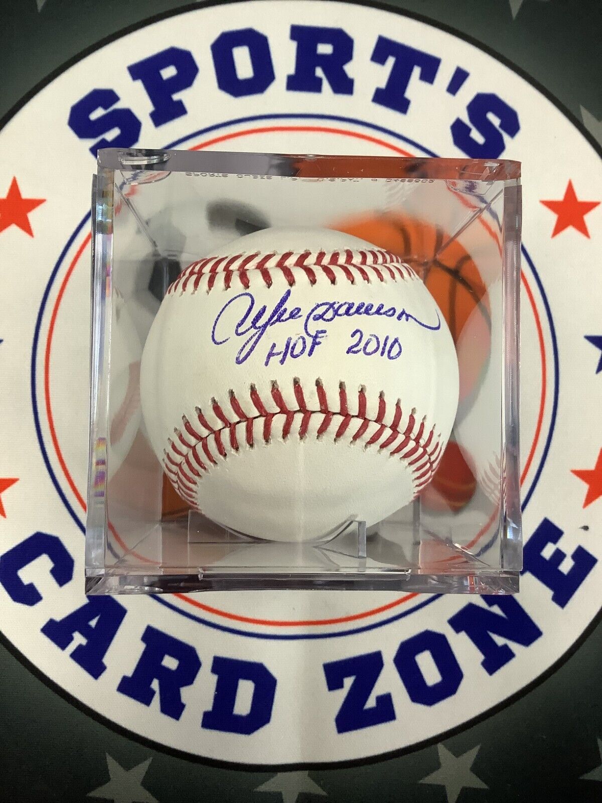 Andre Dawson Autographed Baseball HOF 2010 Inscription JSA COA