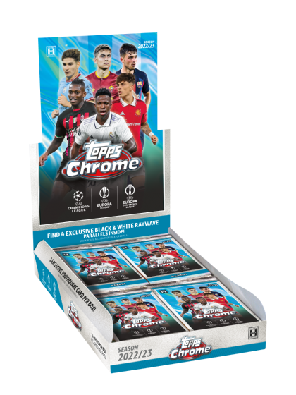 2022/23 Topps Chrome UEFA Club Competitions Soccer 16 Lite Box Case