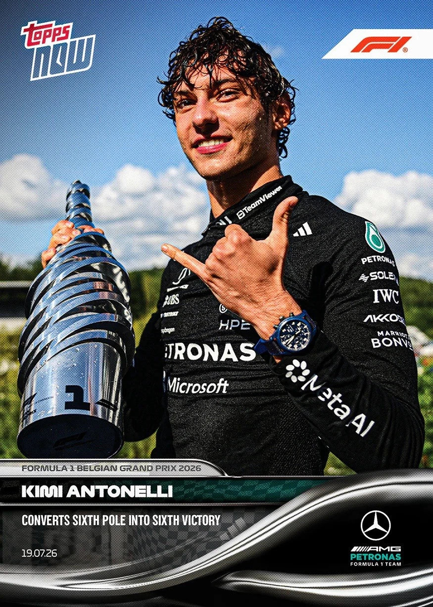 2026 Topps Now FORMULA 1 F1 #048 KIMI ANTONELLI AMG MERCEDES