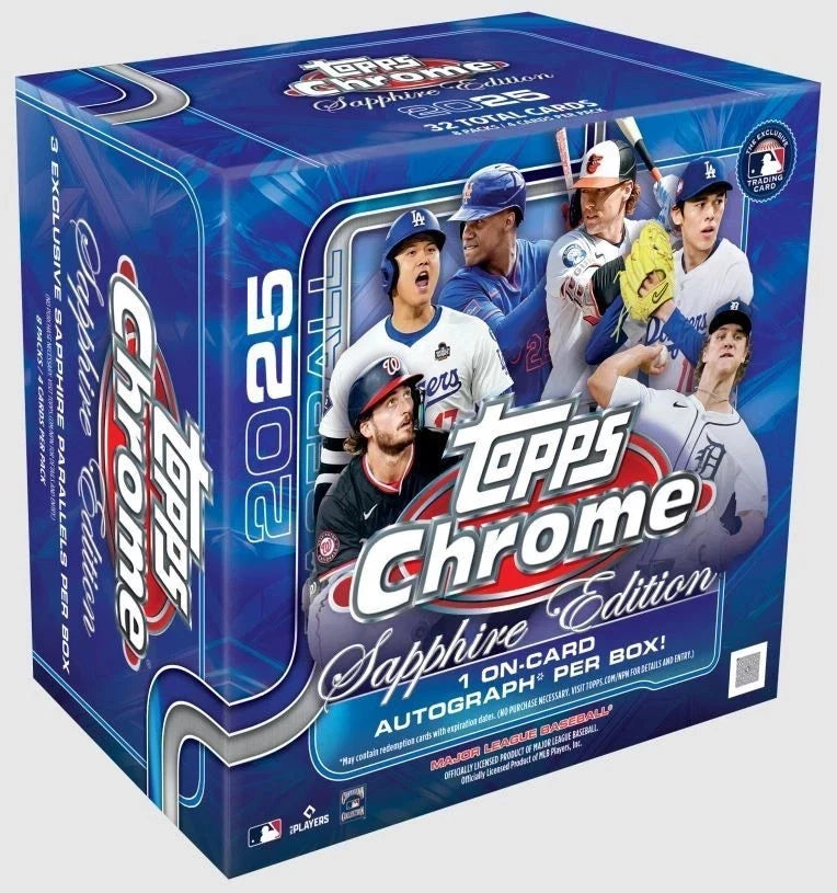 2025 Topps Chrome Sapphire Edition Baseball Box