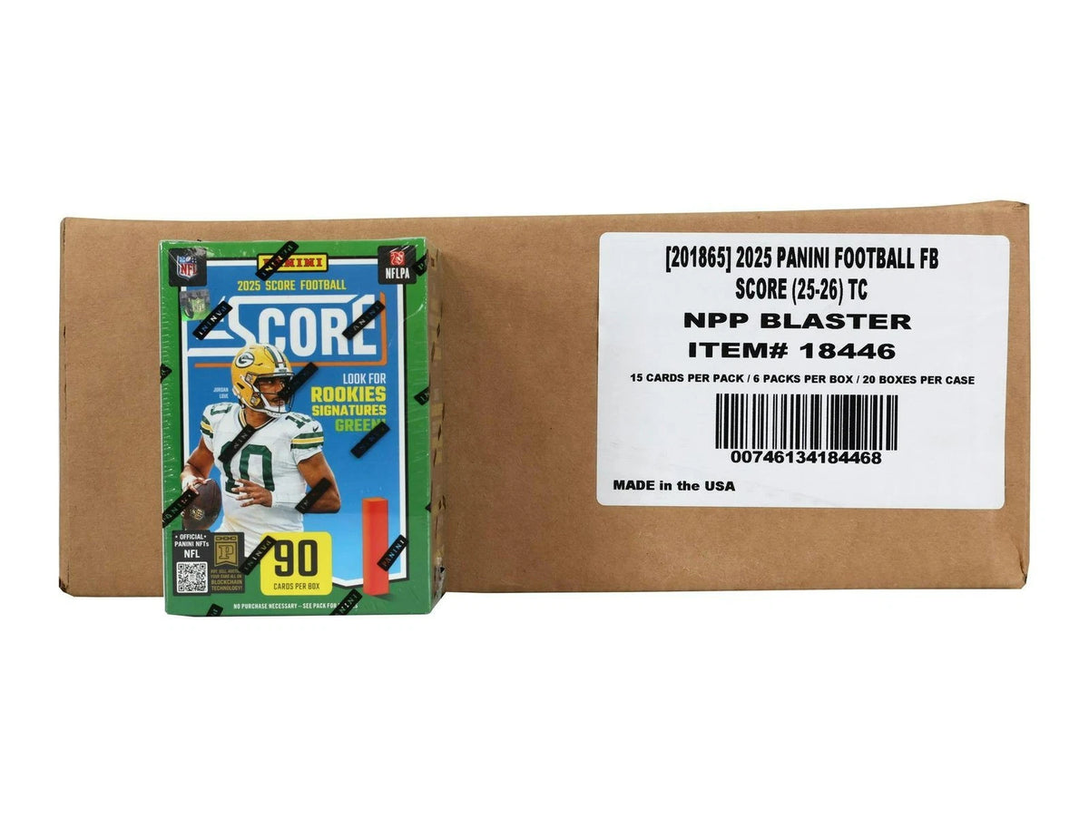 2025 Panini Score Football 20 Blaster Box Case